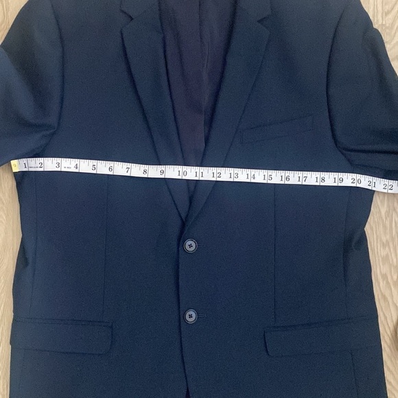 Modern Minimalist Calvin Klein Men’s Slim Fit Blazer Classic Navy XL Old Money - Picture 5 of 9
